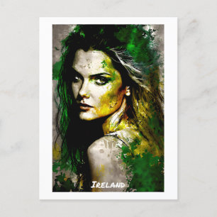 Carte postale irlandaise - Collection World of Wom