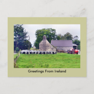 Carte postale irlandaise drôle