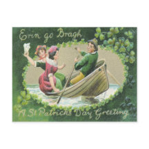 Irlandaise Femme Homme Shamrock