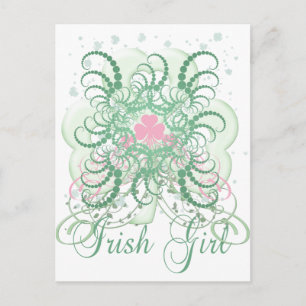 Carte Postale Irlandaise fille 2
