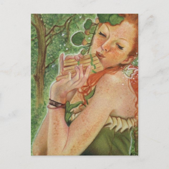Carte postale irlandaise Nymphe Fairy (Devant)