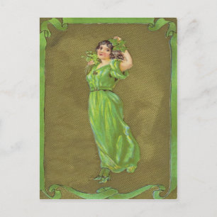 Carte Postale Irlandaise Shamrock