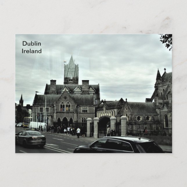 Carte Postale Irlande, Cathédrale Christchurch, Dublin City (Devant)