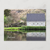 Irlande, Église, Mur de pierre, Lac, Photographie