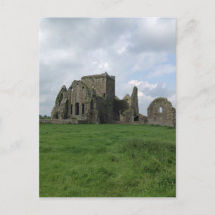 Carte Postale Irlande Hore Abbey Ruines irlandaises Rocher de Ca