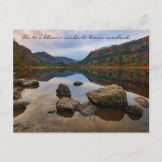 Carte Postale Irlande Photographic River Scene avec citation gaé