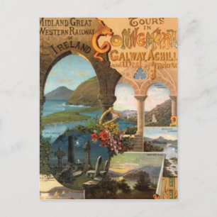Carte Postale Irlande vintage -