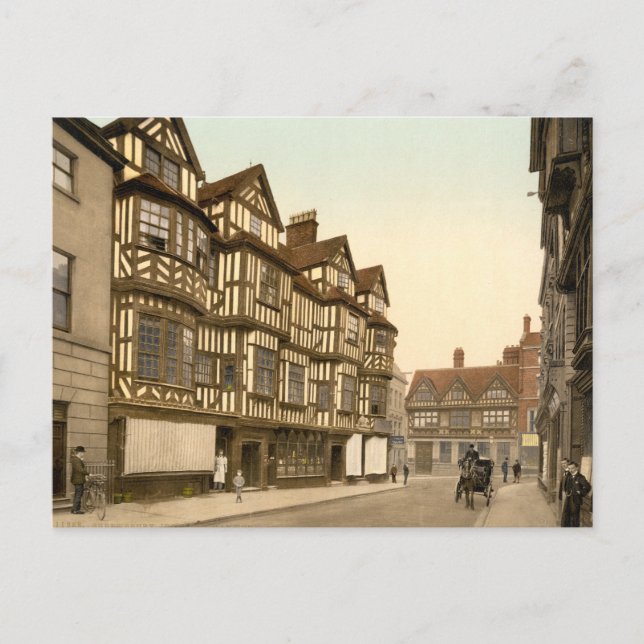 Carte Postale Irlande's Mansion Shrewsbury, Shropshire, Angleter (Devant)