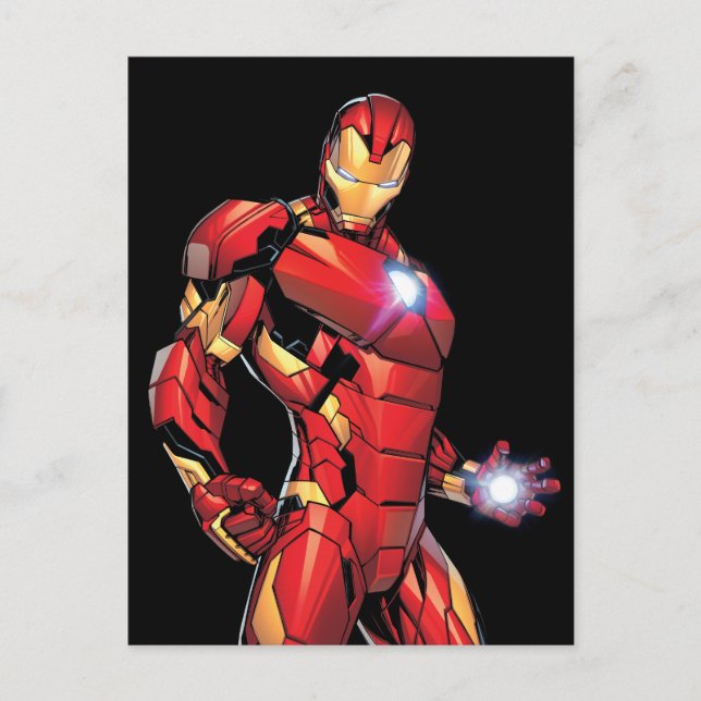 Carte Postale Iron Man Assemblé (Devant)