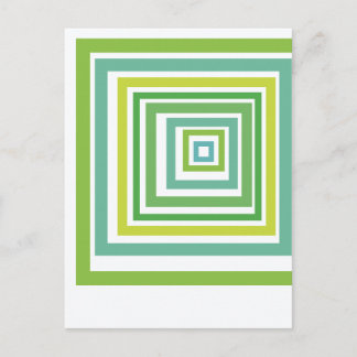 Carte Postale Irregular Squares 