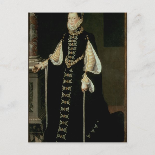 Carte Postale Isabelle de Valois, reine d'Espagne (Devant)