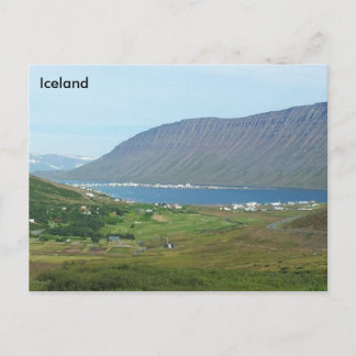 Carte Postale Ísafjörður, Vestfirðir, Islande