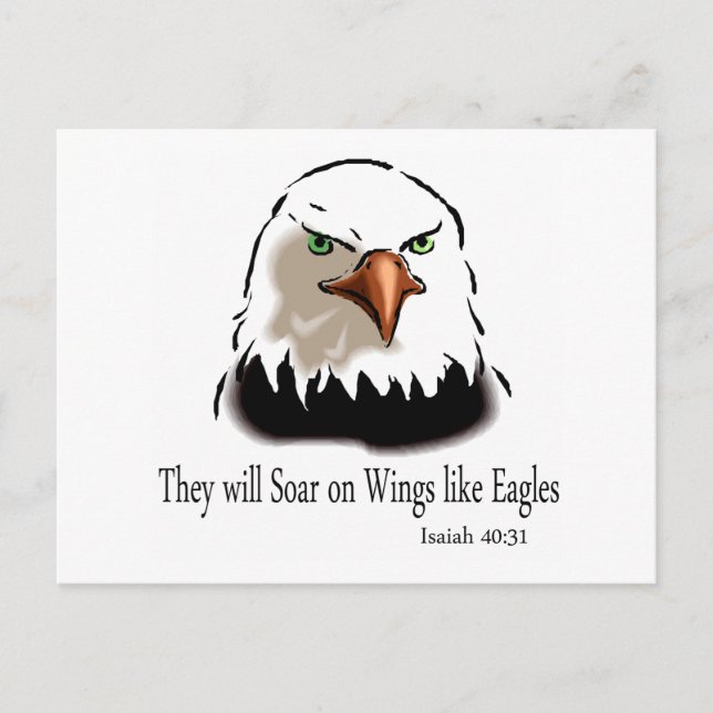 Carte Postale Isaïe 40 31 (Devant)
