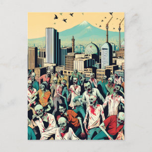 Carte Postale Isfahan with zombies - Persian (iran) design