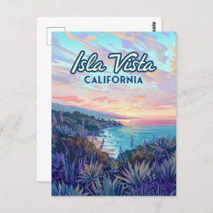 Carte Postale Isla Vista Californie Père Noël Barbara Goleta Col