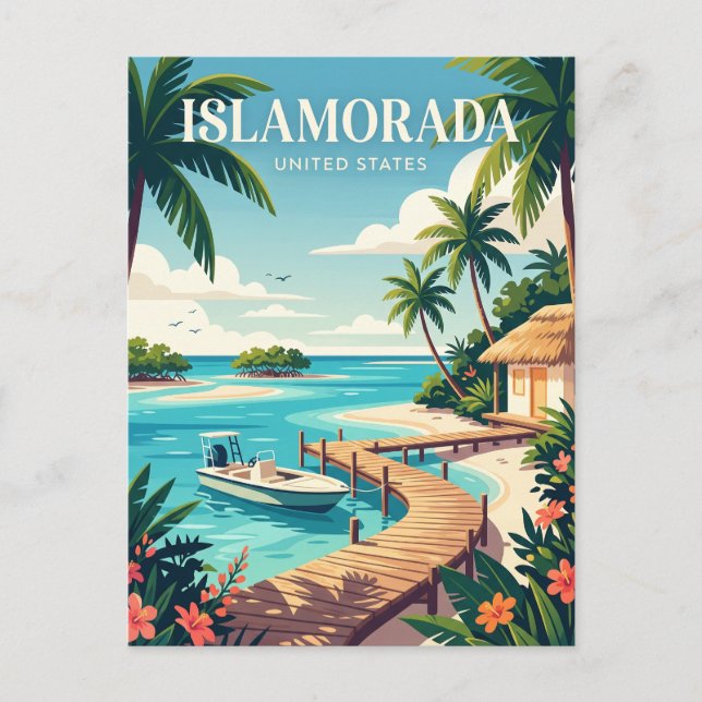 Carte Postale Islamorada Floride (Devant)