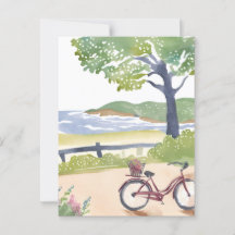 Island Bike Ride | Aquarelle de Martha