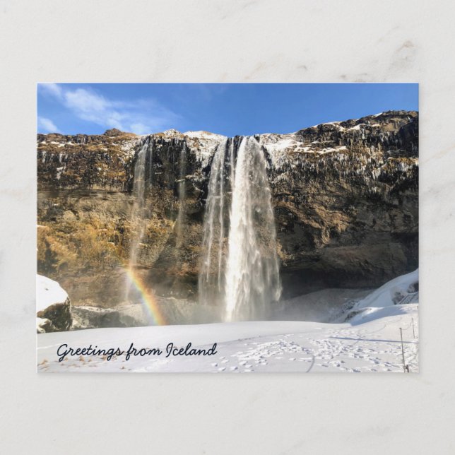 Carte postale islandaise (Devant)