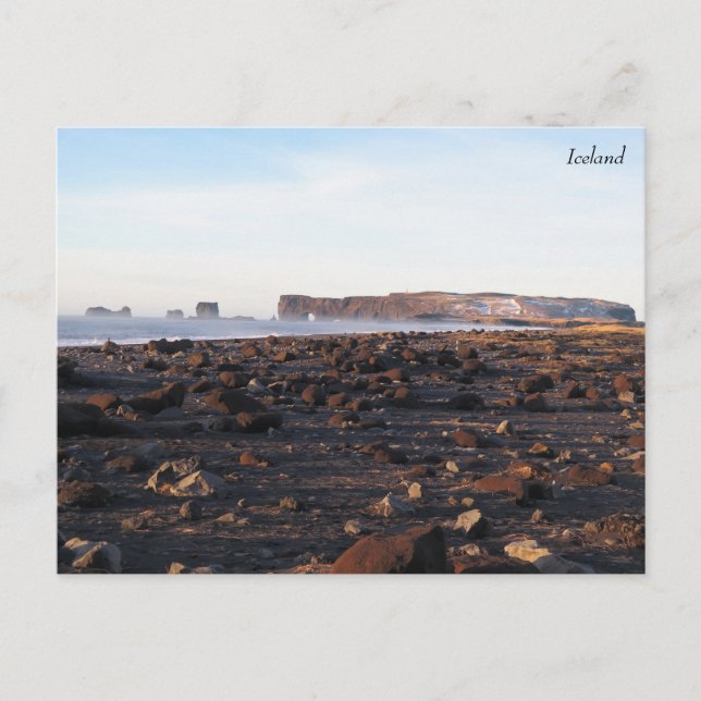 Carte Postale Islande Black Sand Beach