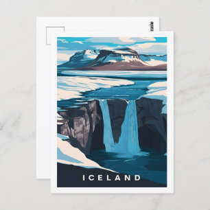 Carte Postale Islande célèbre Travel Place