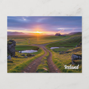 Carte Postale Islande Travel