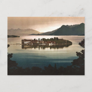 Carte Postale Isola Bella au clair de lune, Maggiore, Lac de, It