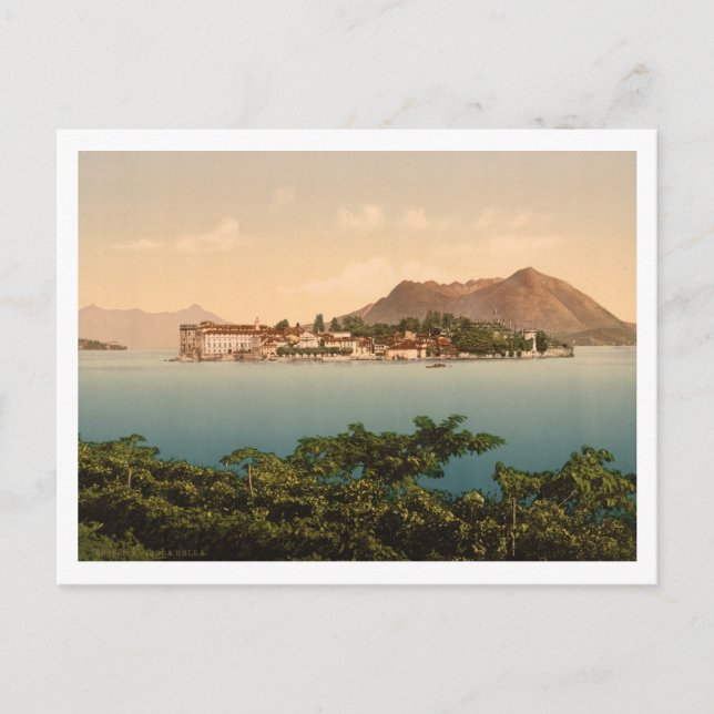 Carte Postale Isola Bella I, Lac Majeur, Piémont, Italie (Devant)