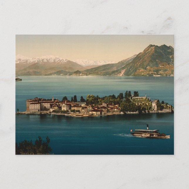 Carte Postale Isola Bella III, Lac Majeur, Piémont, Italie (Devant)