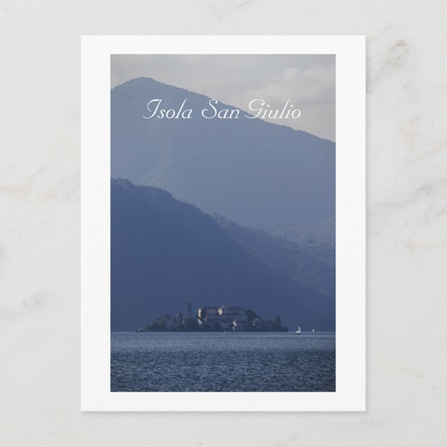 Carte Postale Isola San Giulio, Lac d'Orta, Italie (Devant)