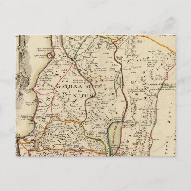 Carte Postale Israël et la Palestine (Devant)