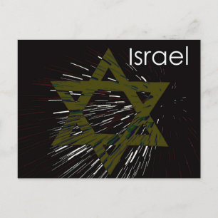 Carte Postale Israël étoile de David 