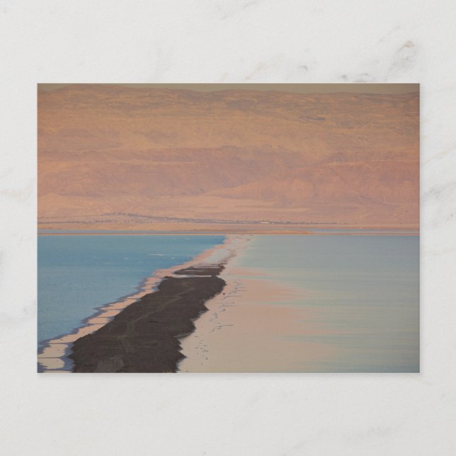 Carte Postale Israël, mer Morte, Ein Bokek, mer Morte, crépuscul (Devant)
