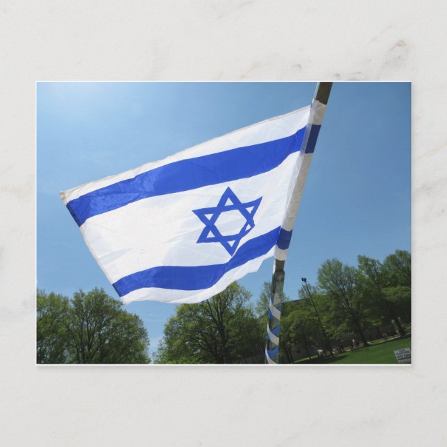 Carte Postale Israeli Flag (Devant)