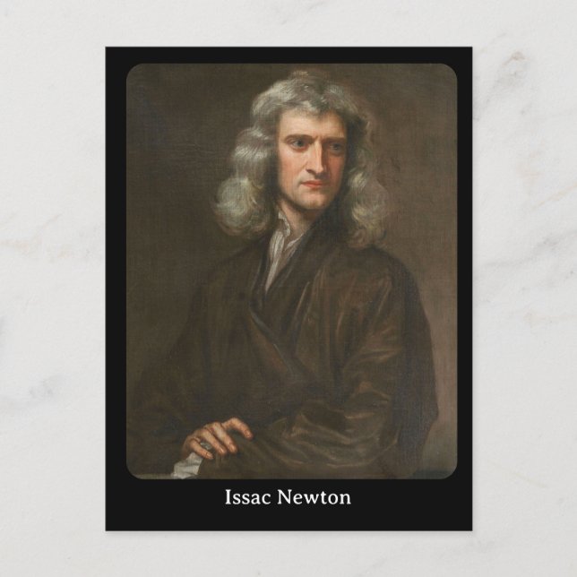 Carte Postale Issac Newton (Devant)