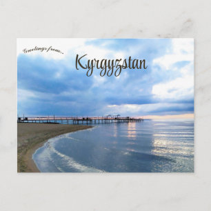 Carte Postale Issyk Kul au Kirghizistan