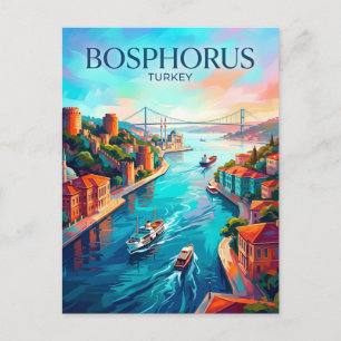 Carte Postale Istanbul - Bosphore Turquie