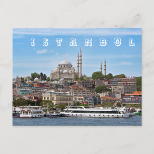 Carte Postale Istanbul. Paysage urbain.