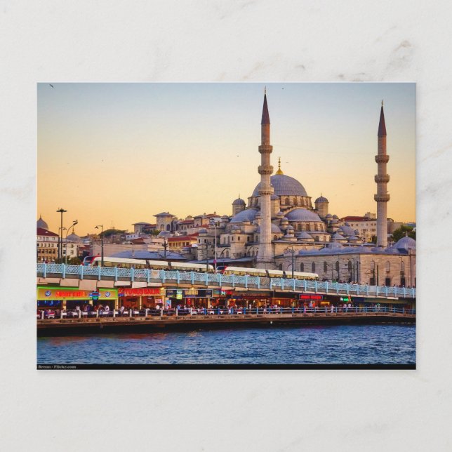 Carte postale Istanbul, Turquie, vue du Bosphore (Devant)