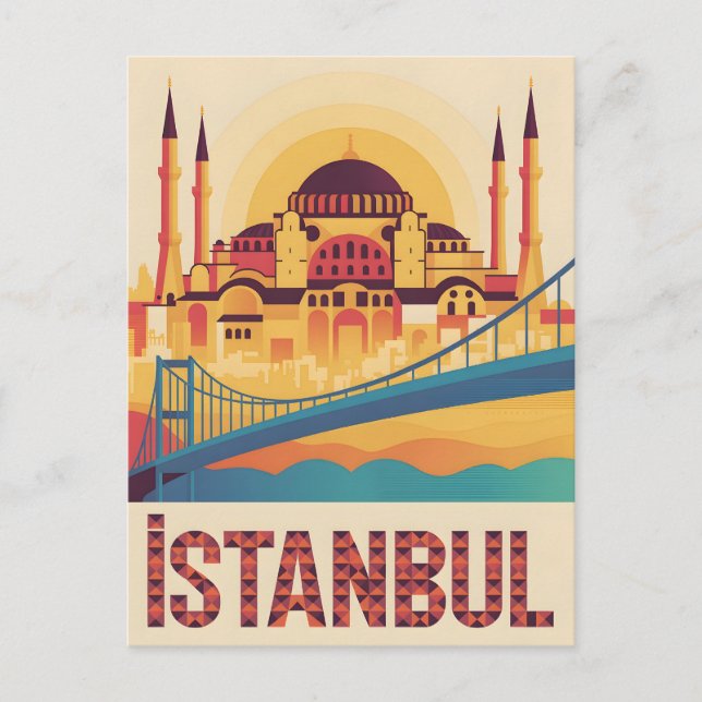 Carte Postale Istanbul vintage (Devant)