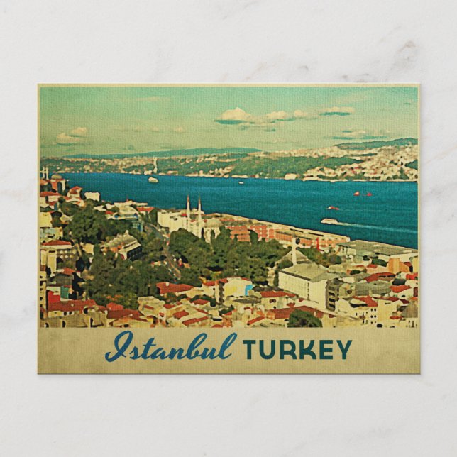 Carte Postale Istanbul vintage Turquie (Devant)
