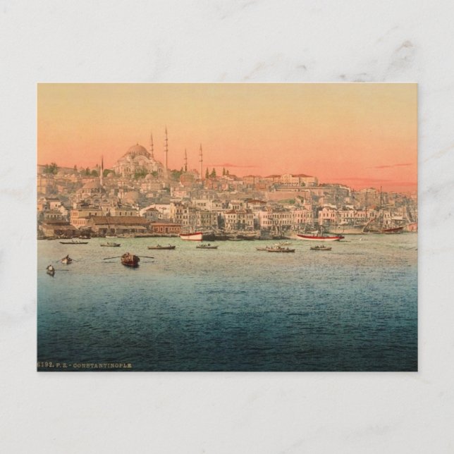 Carte Postale Istanbul - vue depuis le pont (Devant)