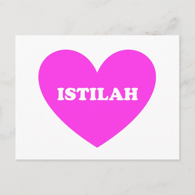 Carte Postale Istilah (Devant)