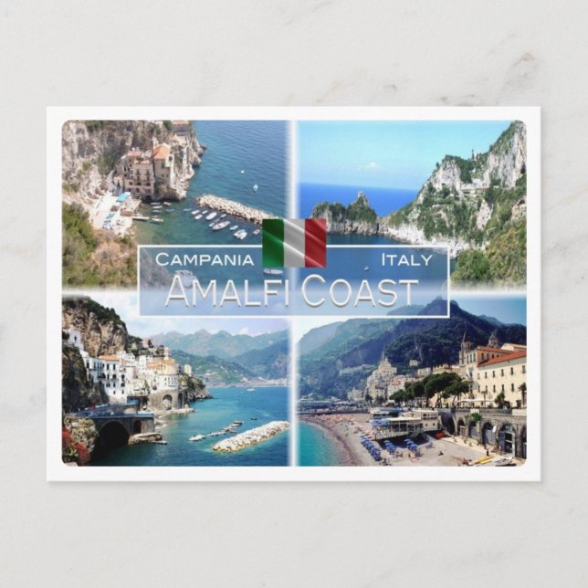 Carte Postale IT Italie - Campanie - Côte d'Amalfi - (Devant)