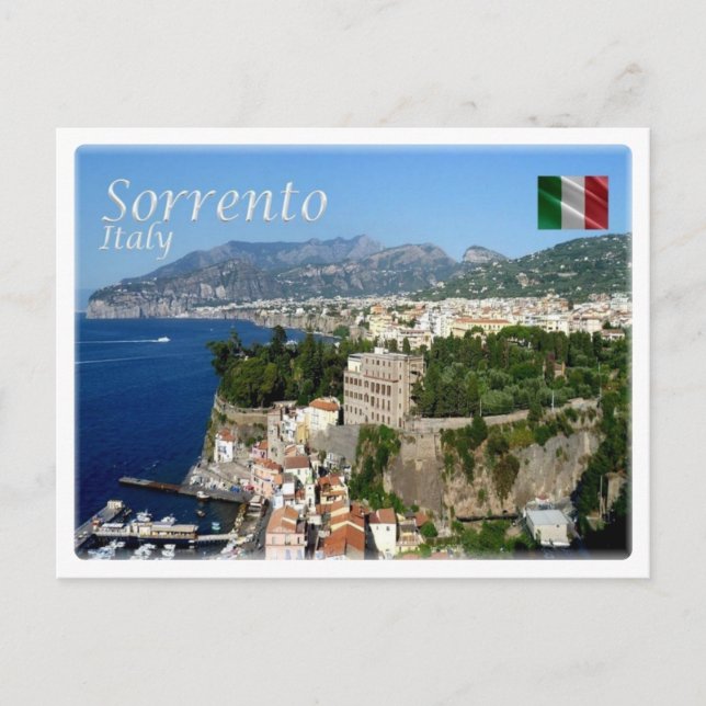 Carte Postale IT Italie - Côte Amalfitaine de Sorrente (Devant)