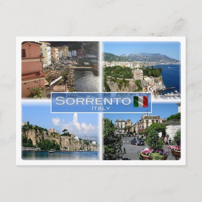 Carte Postale IT Italie - Italia - Sorrento - Côte Amalfitaine (Devant)