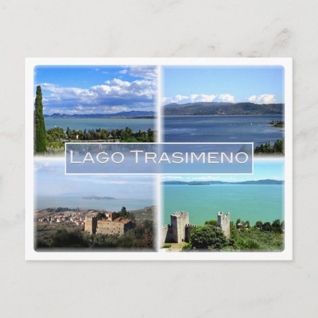Carte Postale IT Italie - Lago Trasimeno Lake - (Devant)