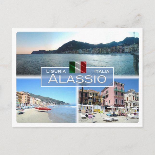 Carte Postale IT Italie - Ligurie - Alassio - (Devant)