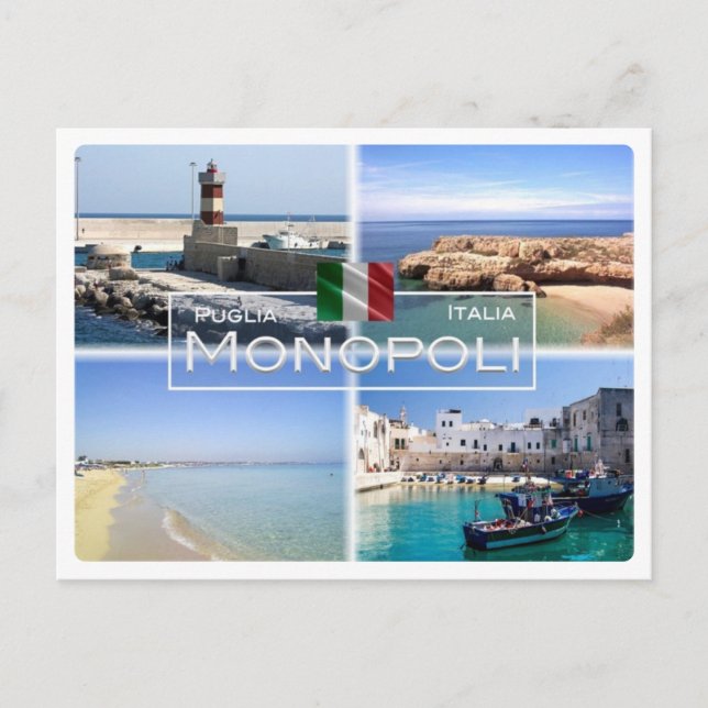 Carte Postale IT Italie - Pouilles - Pouilles - Monopoli - (Devant)