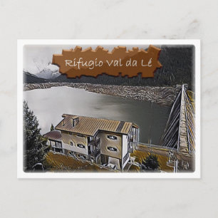 Carte Postale It Italy - hutte alpine Val da Lé - Dolomiti -