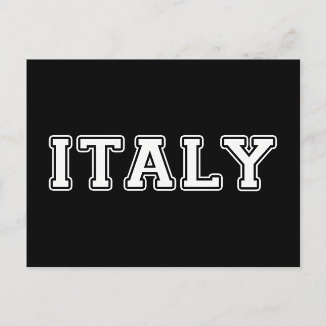 Carte Postale Italie (Devant)